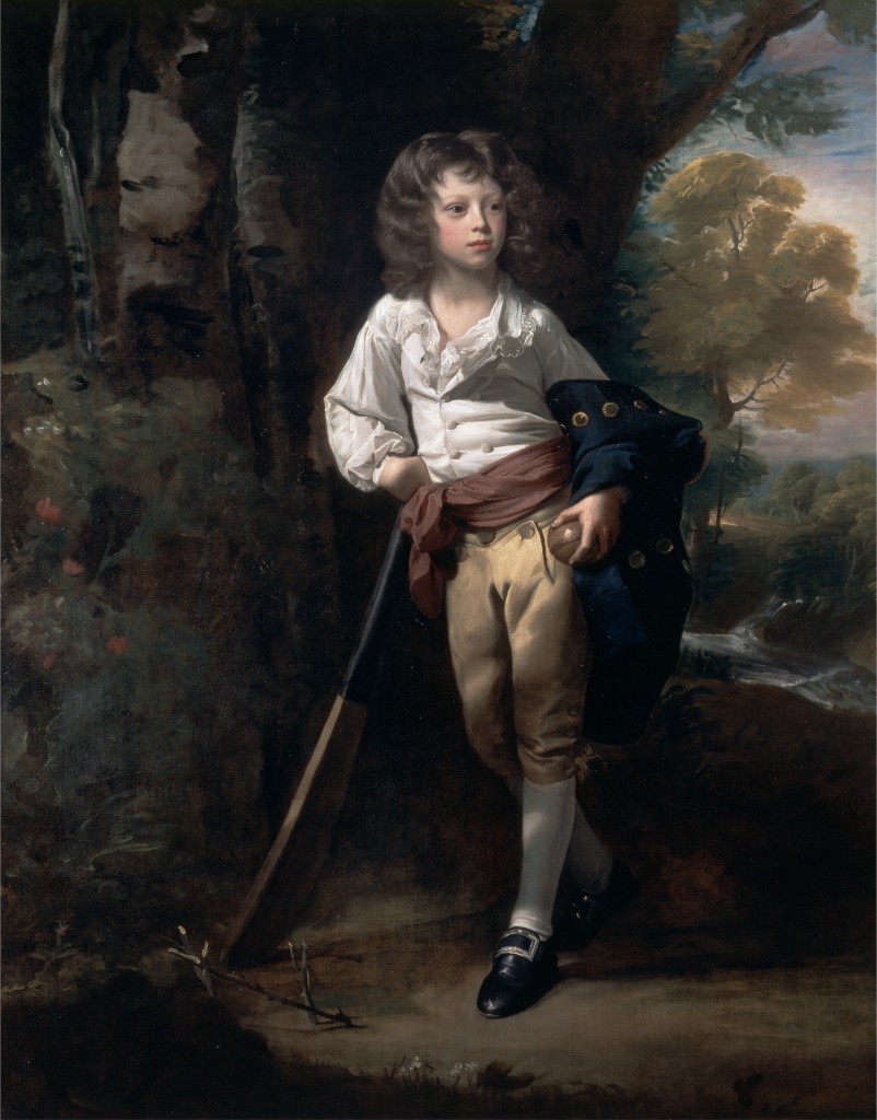 Painting of young man in breeches